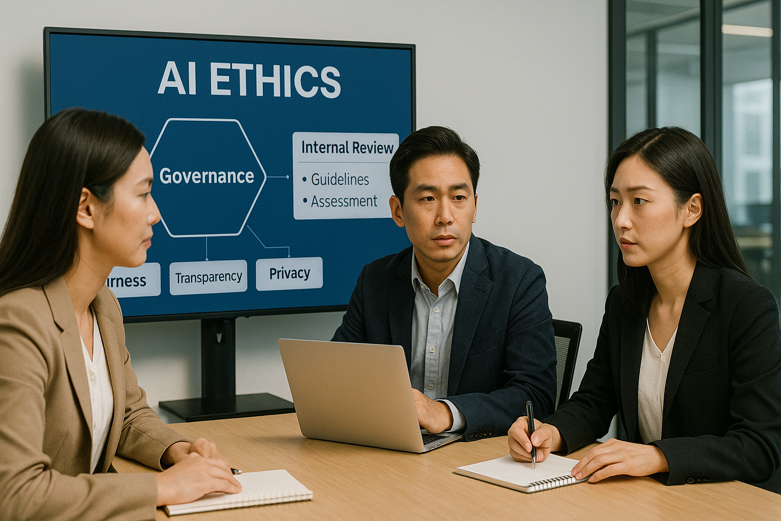 AI 윤리 원칙과 내부 검토 프로세스 협의