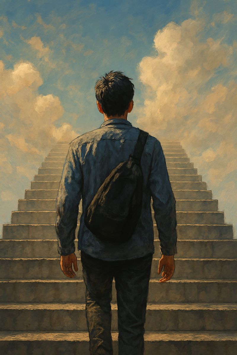 계단을 오르는 꿈 해몽 – 성공? 부담감? 해석 팁 정리