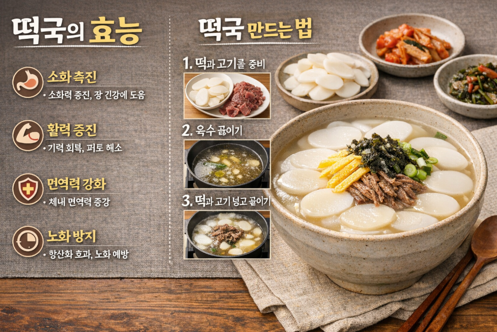 떡국 효능부터 집에서 만드는 완벽 레시피까지