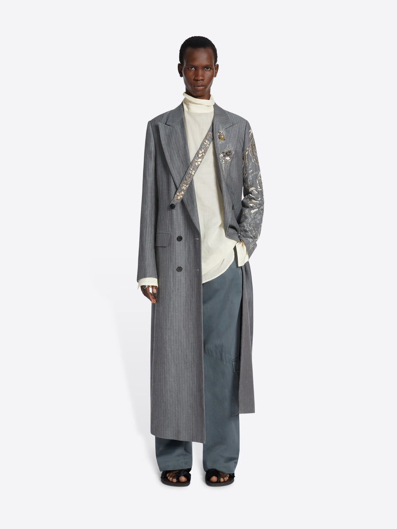 dries van noten long coat