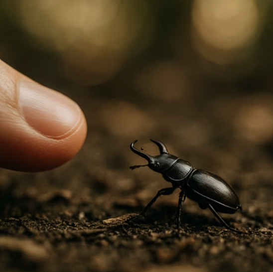 작은 턱의 비밀, 애사슴벌레 암수 구별 10초 만에 끝내는 법