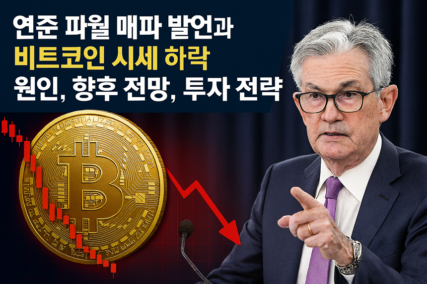 연준 파월 매파 발언과 비트코인 시세, 하락 원인, 향후 전망, 투자 전략
