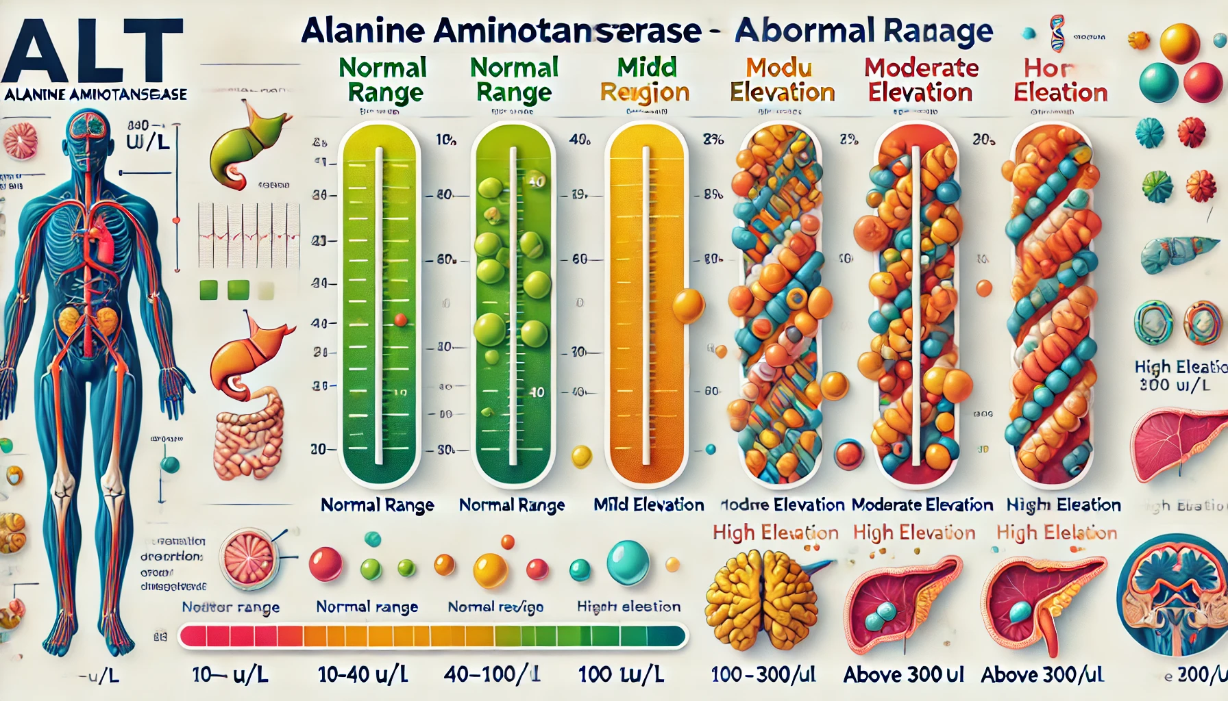 ATL 정상 범위와 이상 범위