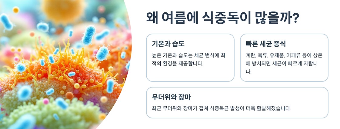 왜 여름에 식중독이 많을까?