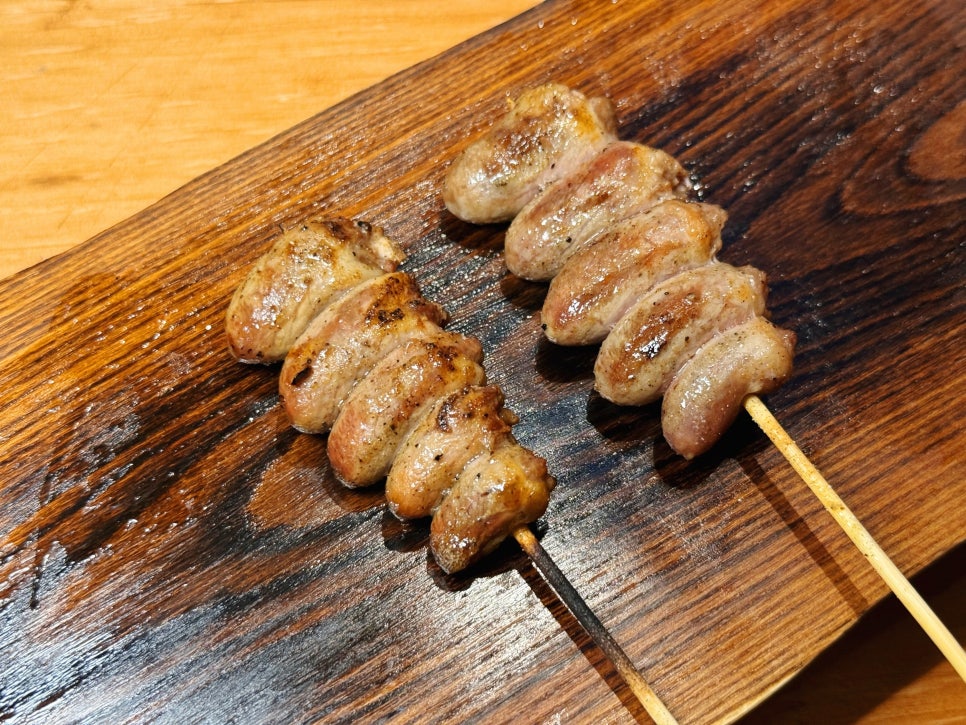 방이동 술집 야키토리 나루토 (염통구이)