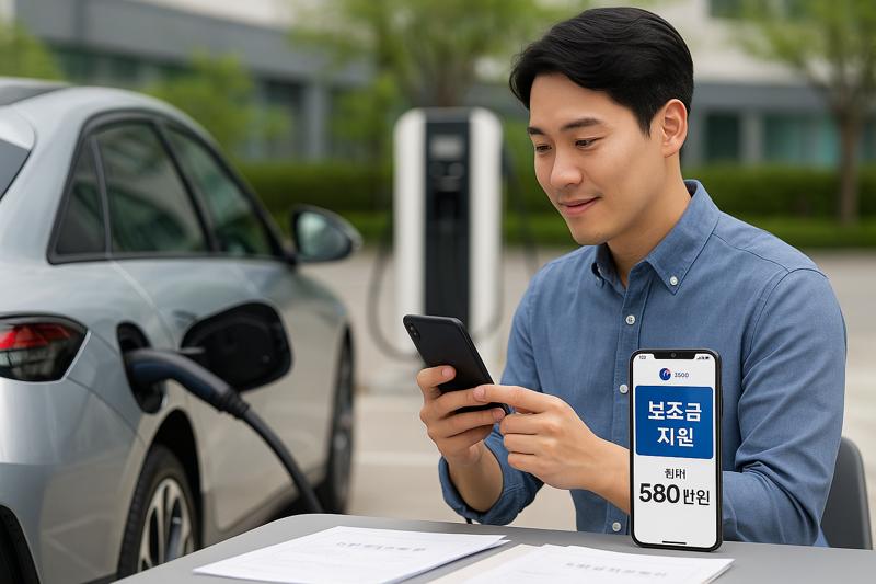 2025년 전기차 보조금 지원 혜택 최대 580만원 + 청년·다자녀 추가 지원까지!