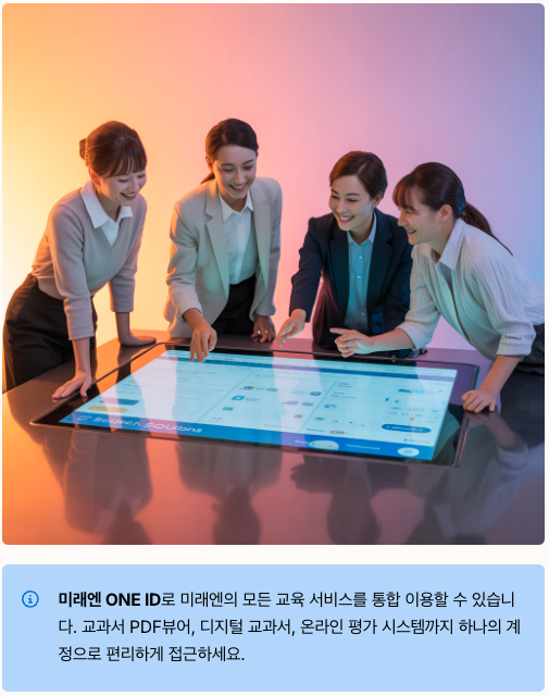 미래엔 엠티처란 - 플랫폼 개요 이미지