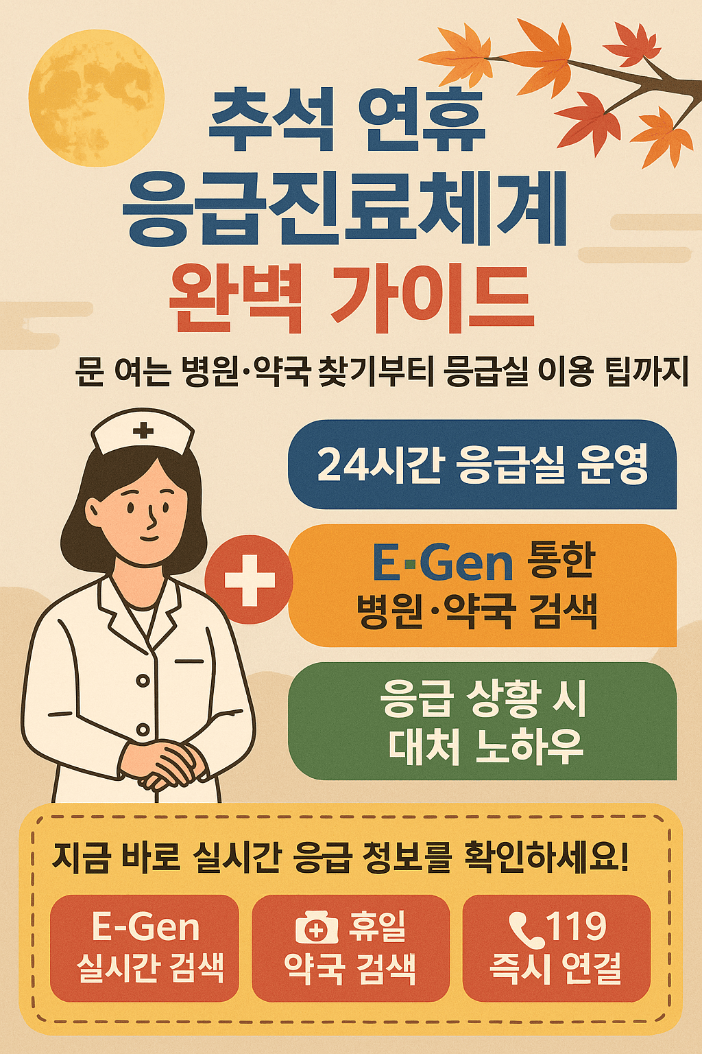 추석에문여는병원