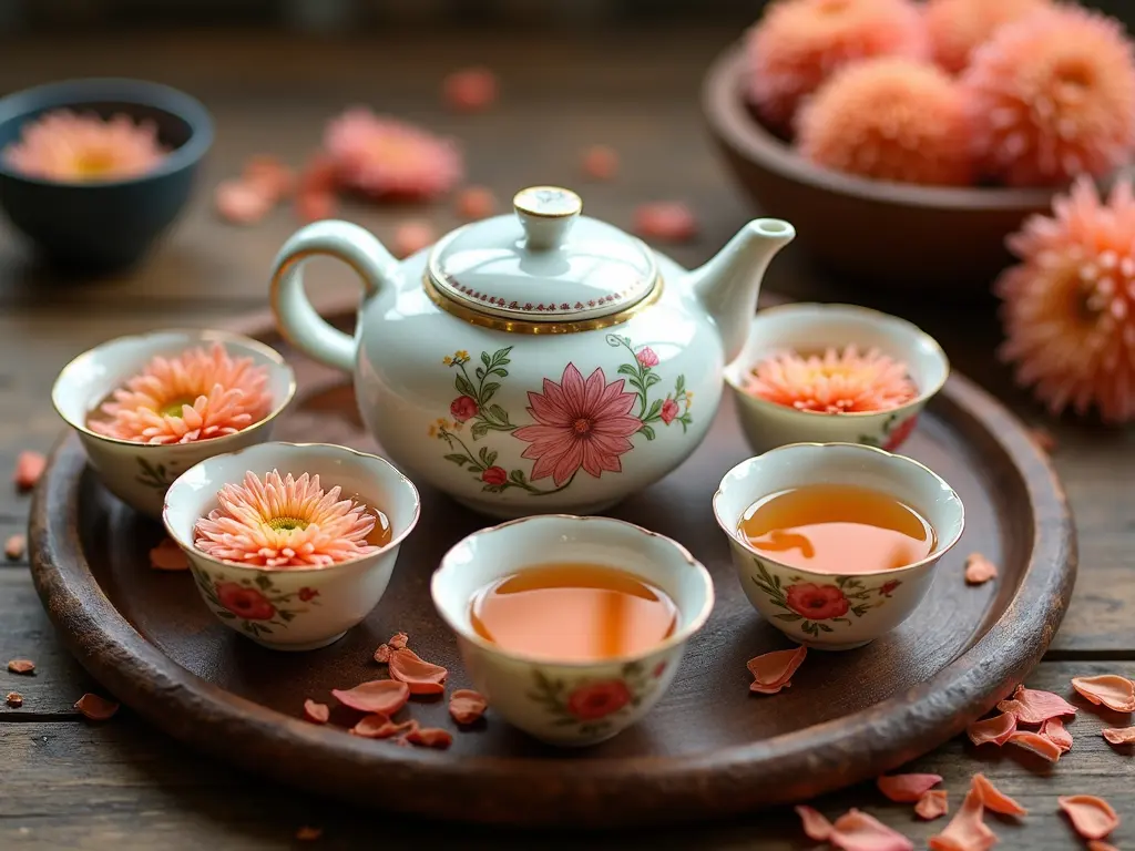 국화차