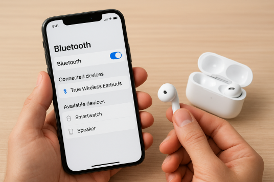 최신폰 블루투스 연결에 관한 사진