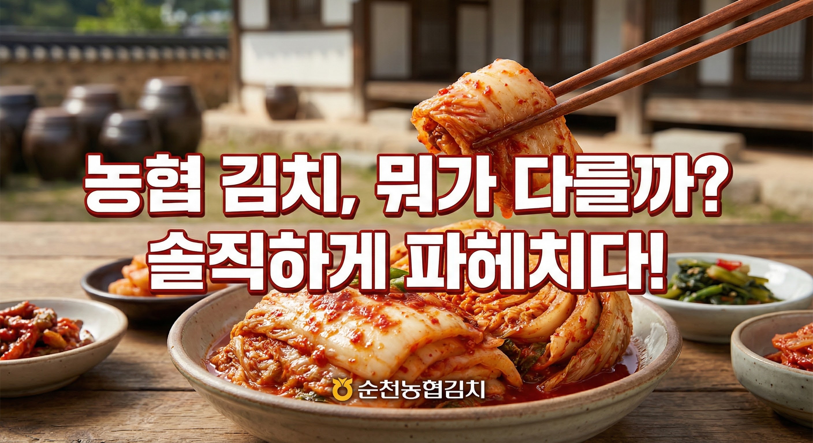 순천농협김치 100% 국산의 비밀: 서울식 vs 전라도식 맛 비교와 가격 분석