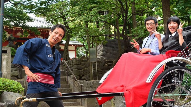 도쿄 아사쿠사 인력거 투어 일본 전통 문화 체험