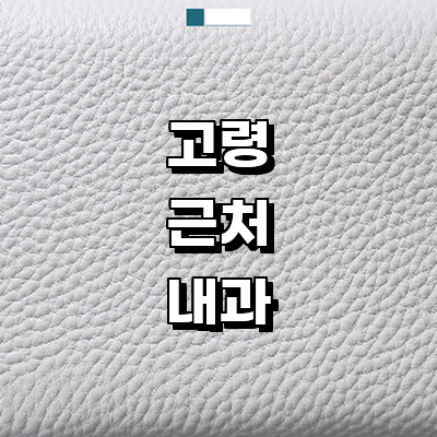 고령군 내과