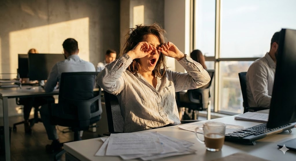 오후만 되면 피곤한 이유 사진
