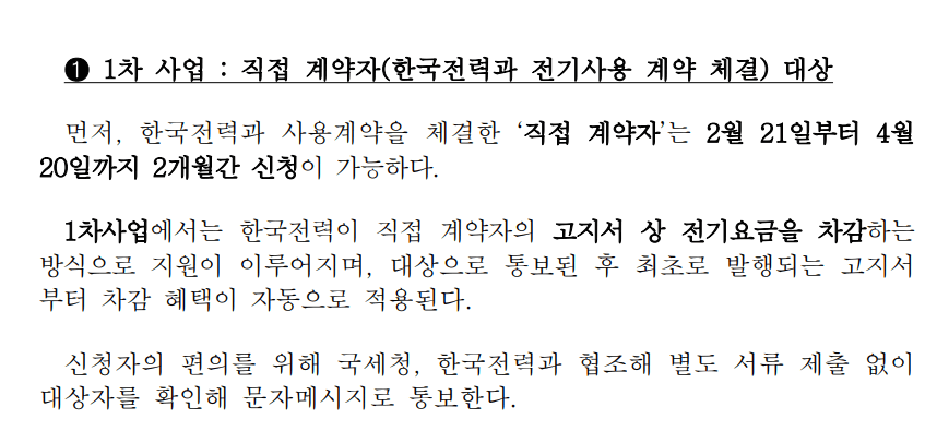 소상공인전기요금지원