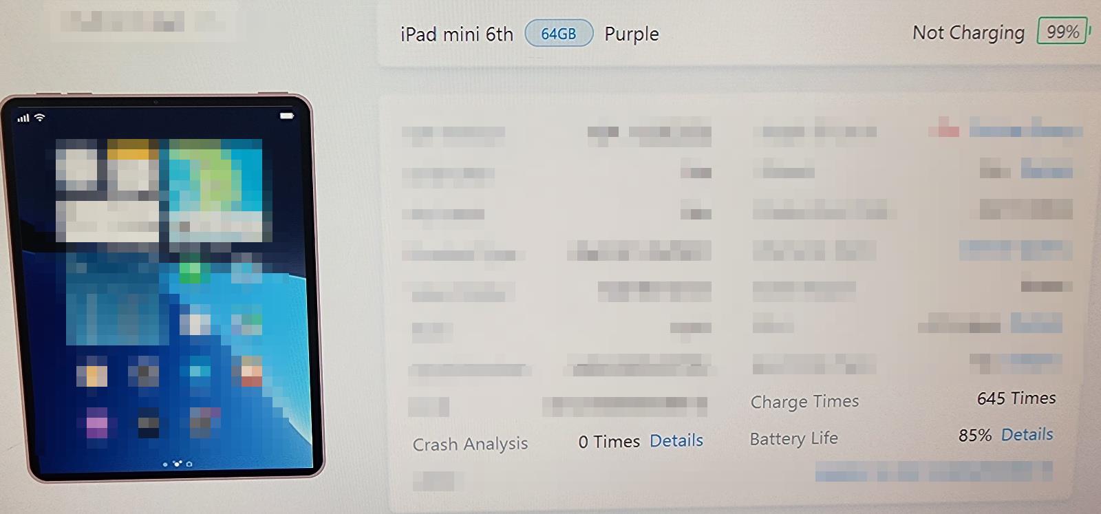 아이패드 배터리 성능확인 방법