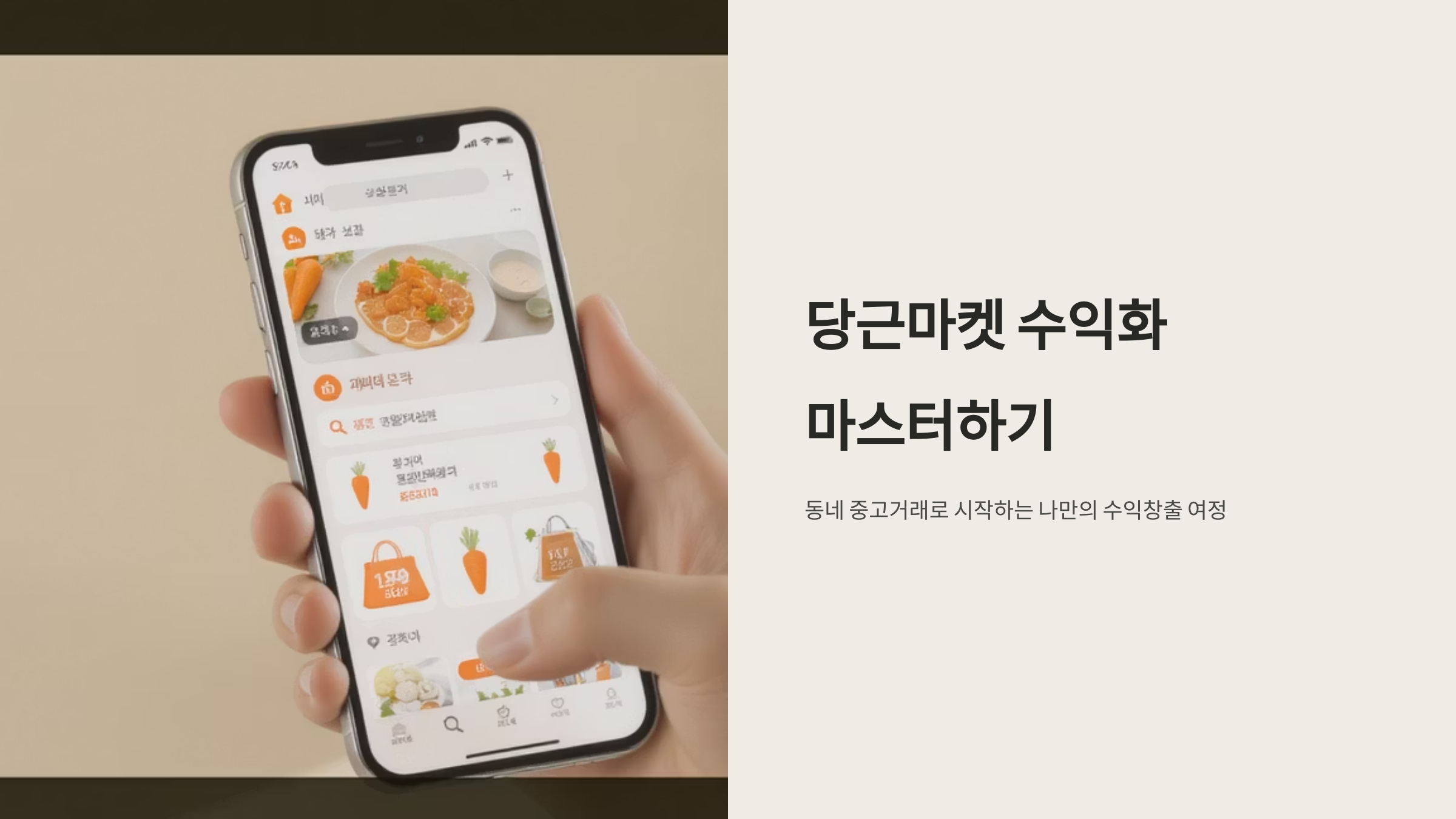 당근마켓 월 50만원 수익 창출 전략