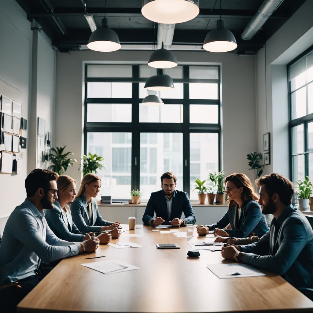 회사에서 디지털 없는 회의 실험