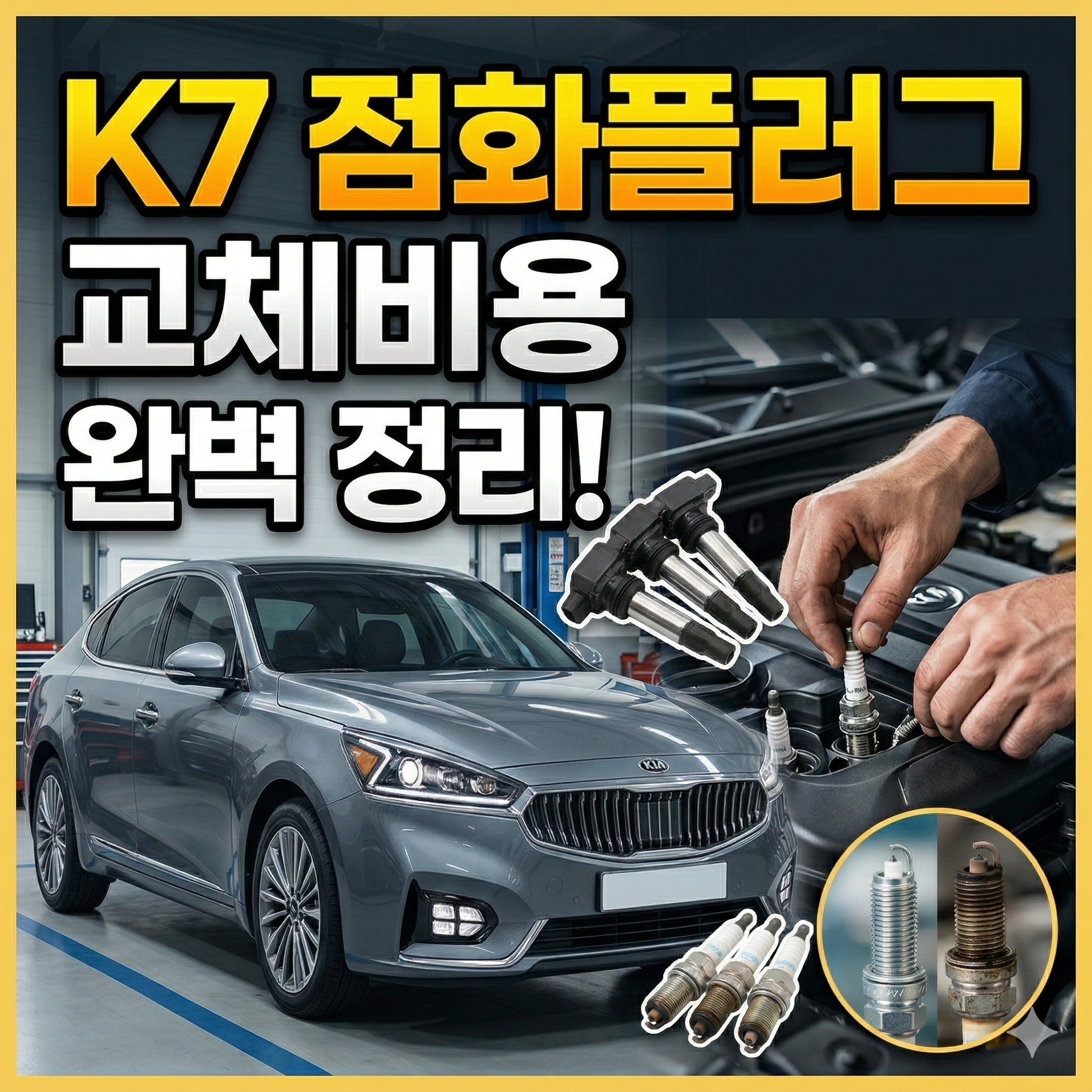 K7 점화플러그 교체비용 및 엔진별 유지보수 가이드