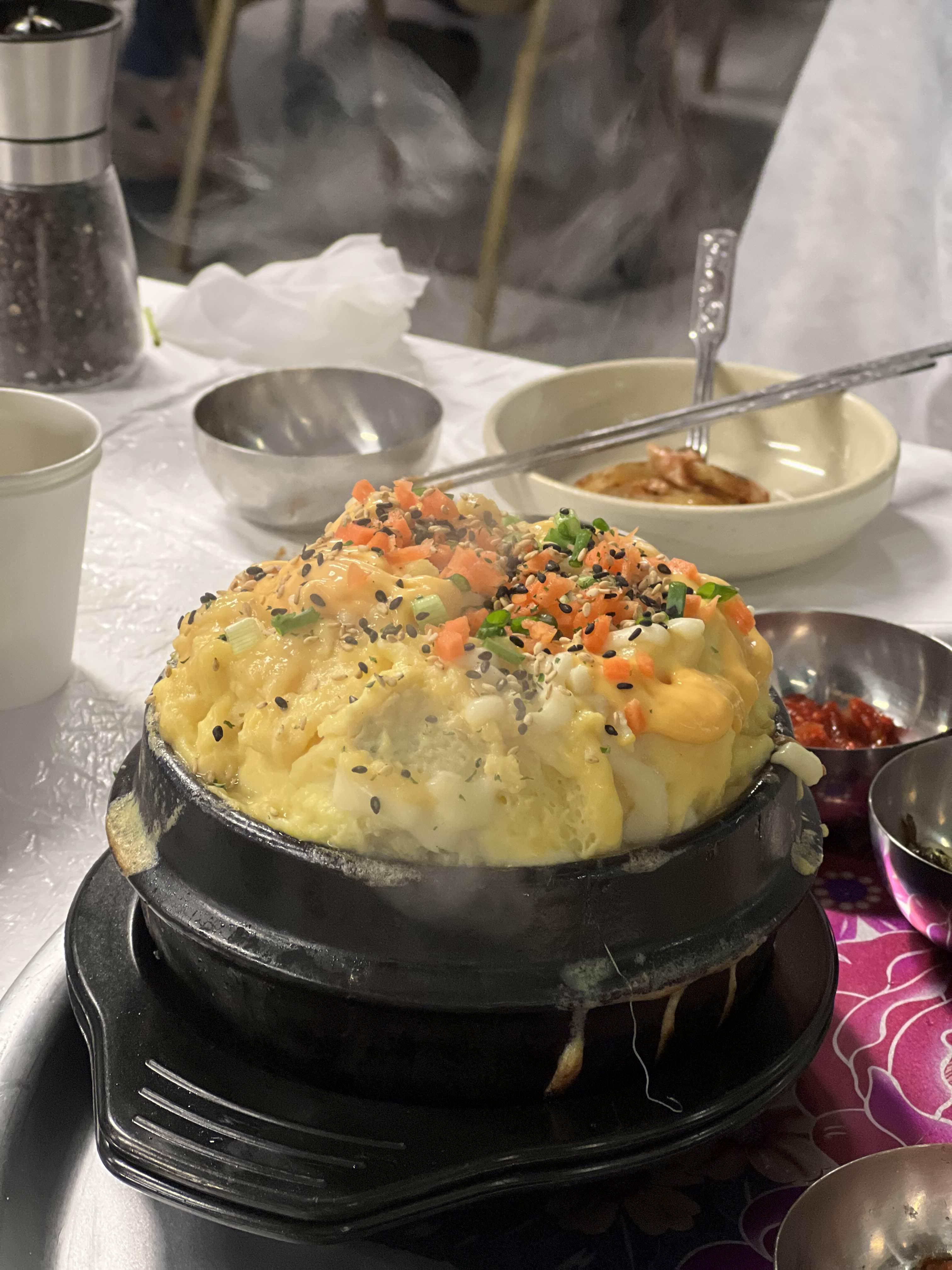 치즈계란찜 삼평식당