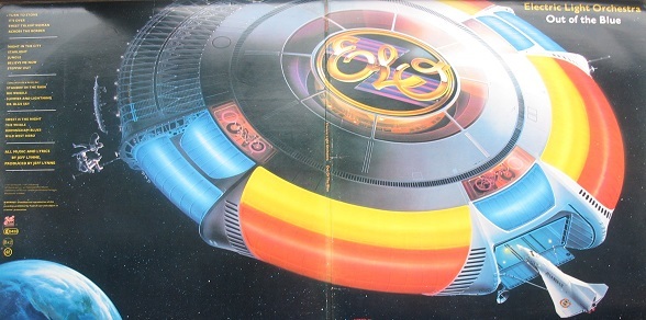 &amp;#39;Mr. Blue Sky&amp;#39;가 수록된 [Out of the Blue]앨범의 자켓