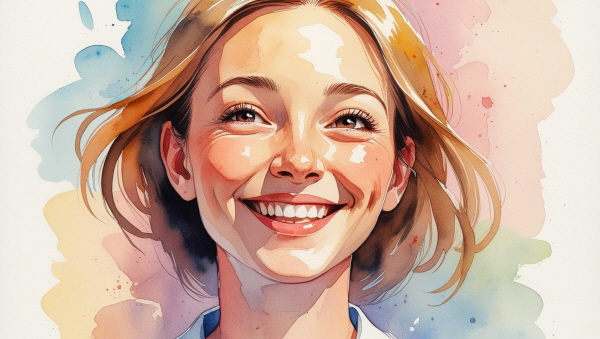 당신은 주변 사람들에게 많은 웃음을 주는 존재였습니다에 관한 그림