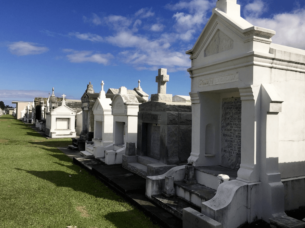 브루드 묘지의 전경