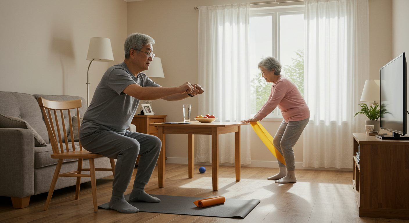 운동법: 노인을 위한 맞춤형 다리 근력운동