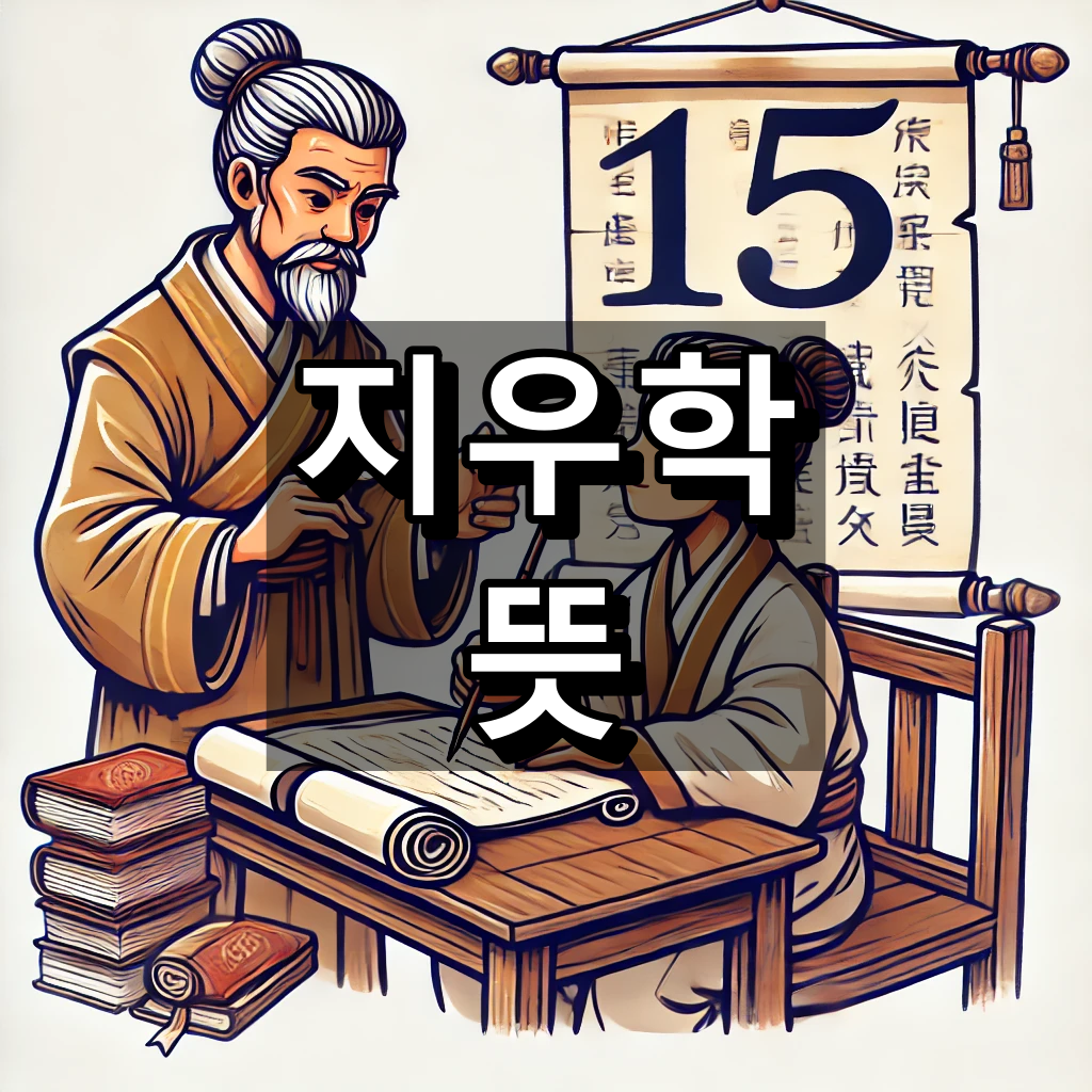 지우학 뜻 대표 이미지