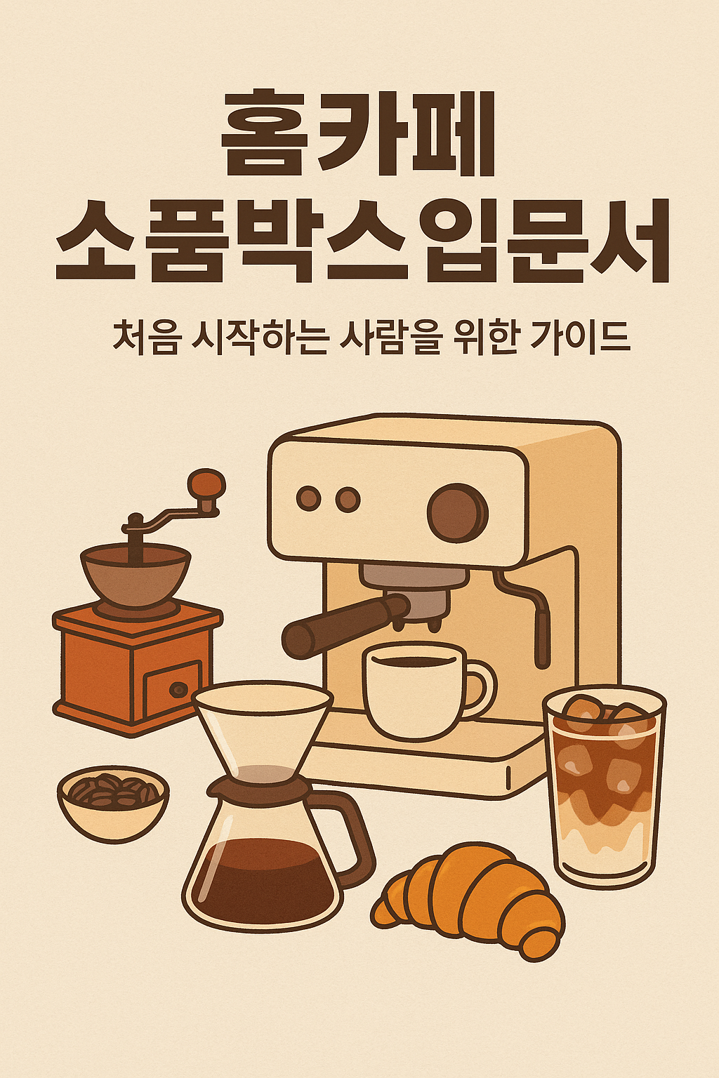 홈카페 소품 박스 입문서