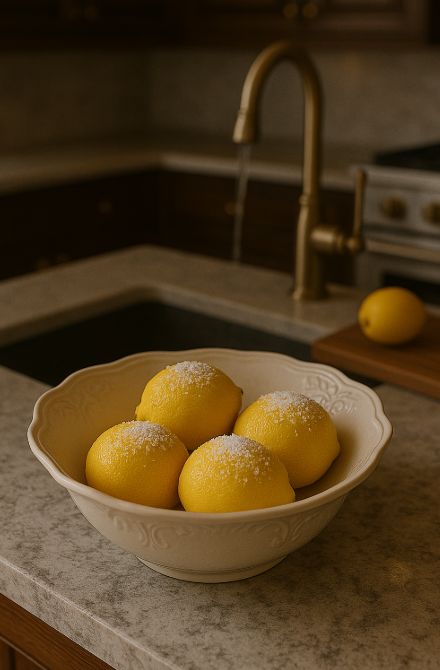 레몬 세척법 관련 사진