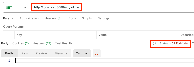 Spring Security 권한별 요청