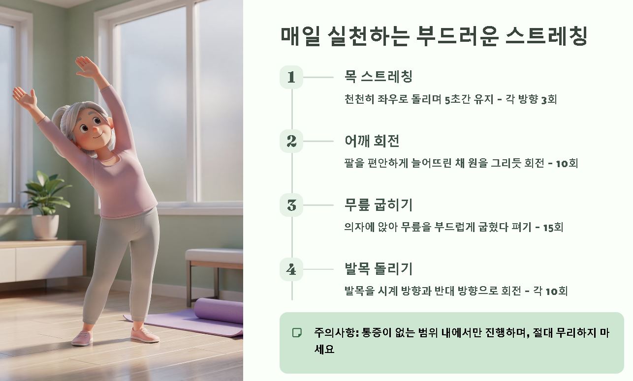 관절염에 좋은 음식 운동