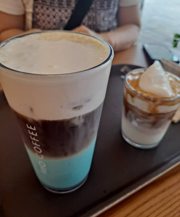 하이오 바다소금라떼와 하이슈페너