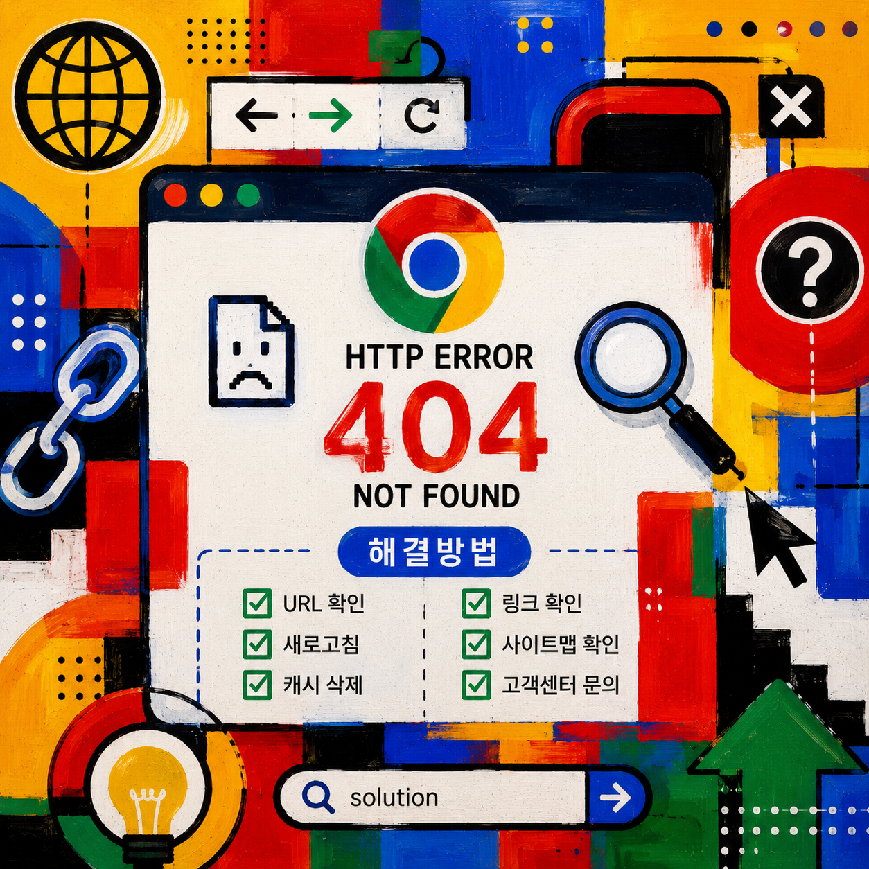 크롬 HTTP ERROR 404 해결방법 총정리 – 페이지없음·404NotFound·사이트오류까지 (2026)