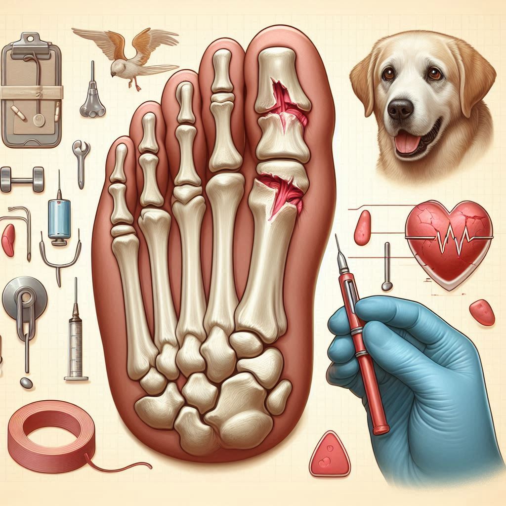 강아지 발가락 골절3