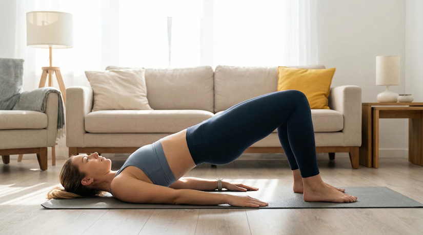 중장년층 엉덩이 근육 강화를 위한 브릿지 운동법