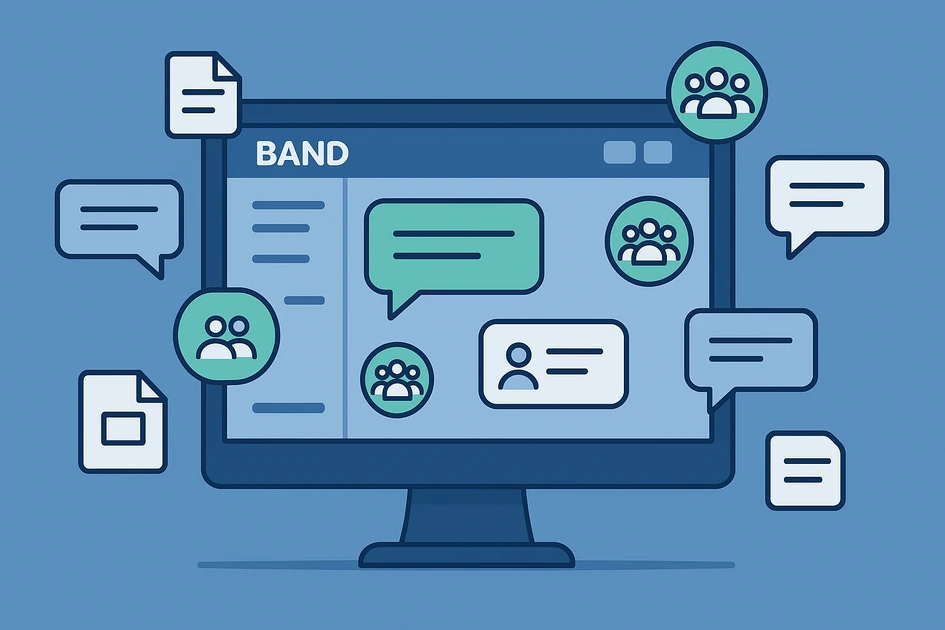 네이버 밴드 PC버전 데스크톱 앱 설치 가이드 인터페이스 화면