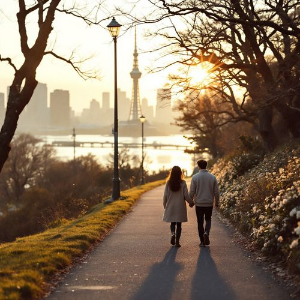 후쿠오카의 로맨틱한 산책로와 사진 명소