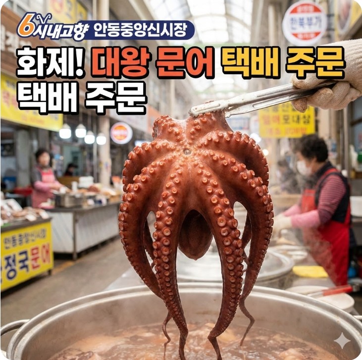 6시내고향 안동중앙신시장 문어 썸네일