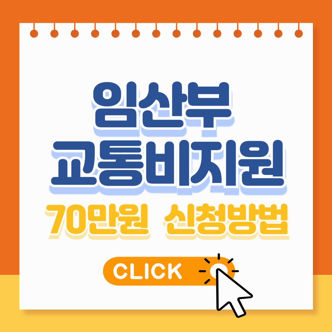 서울시 임산부 교통비 지원-70만원 받는 신청방법