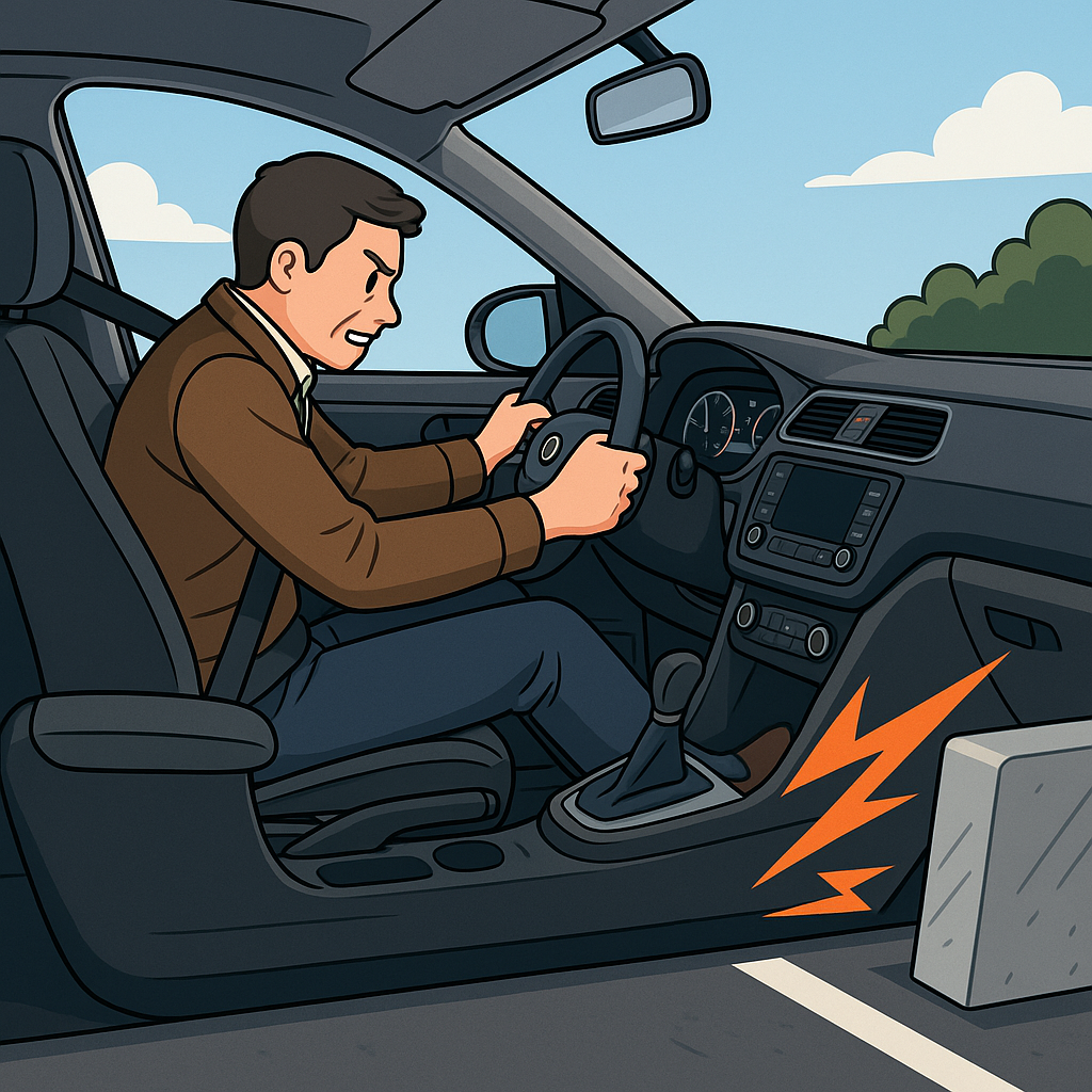 급발진 사고 막는 새 법, 페달 오조작 방지 의무화