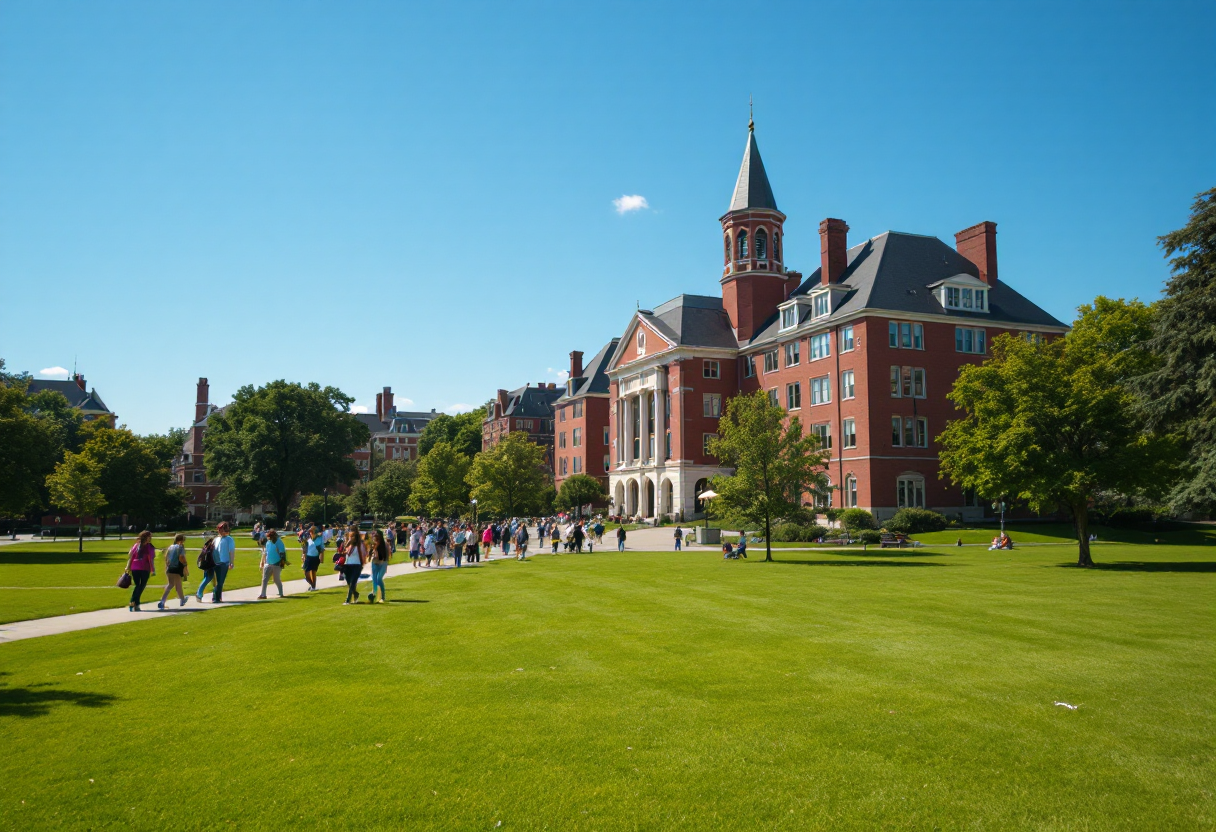 대학교 전경 사진
