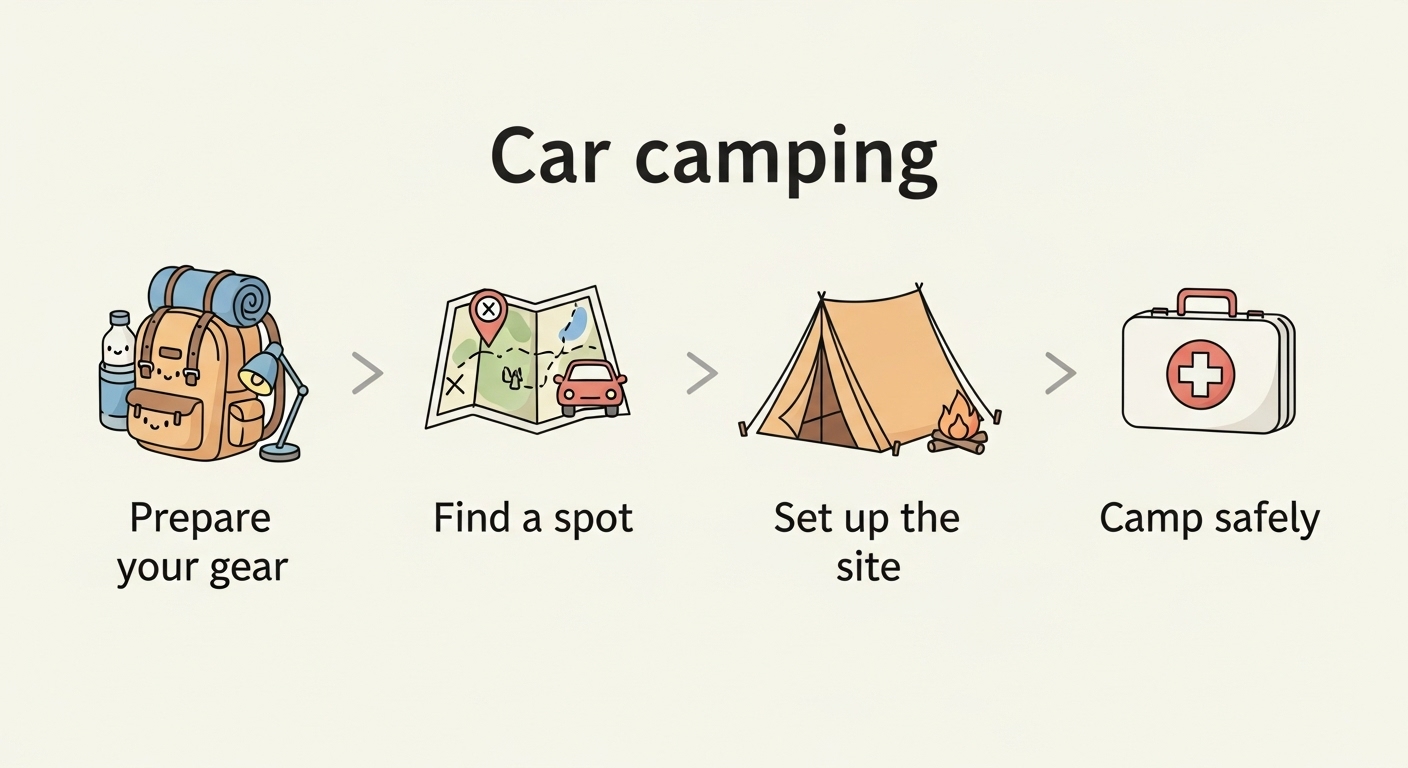 차박 캠핑 A to Z 4단계 로드맵