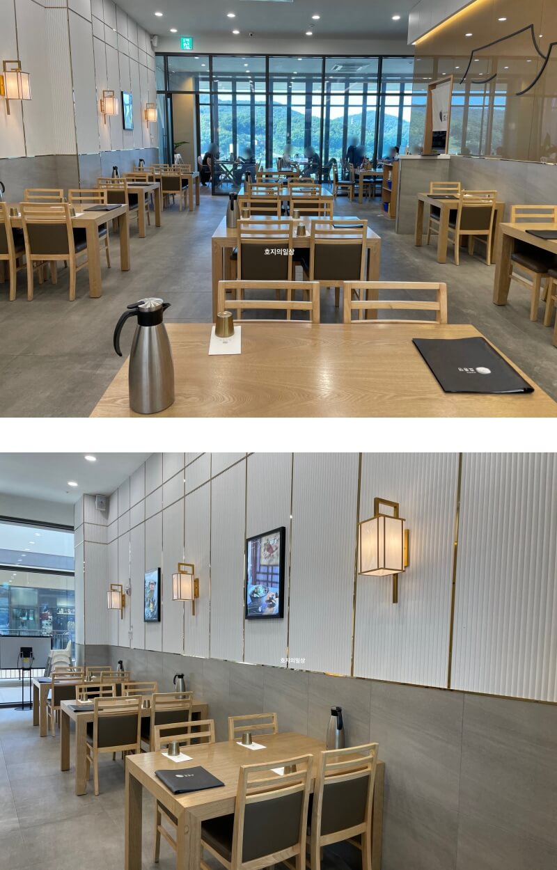 의왕 롯데 타임빌라스 한식 맛집 효종갱 - 매장 좌석