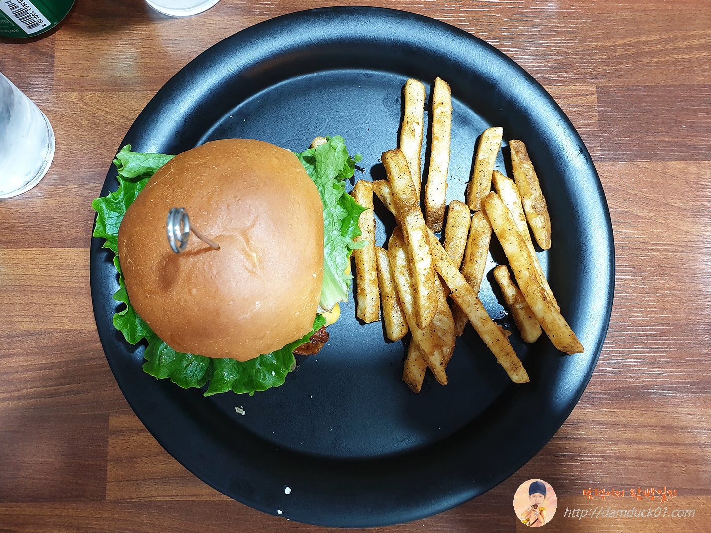 감자튀김 포함 에크리버거