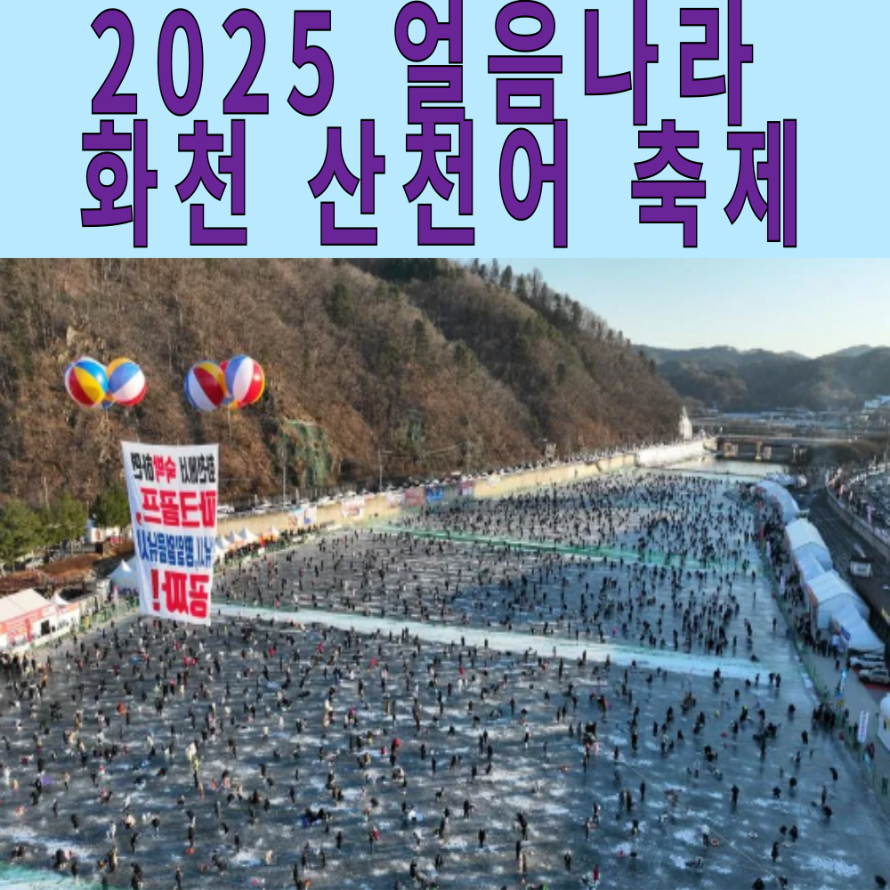2025 얼음나라 화천 산천어축제 기본 정보,입장료,예약 방법