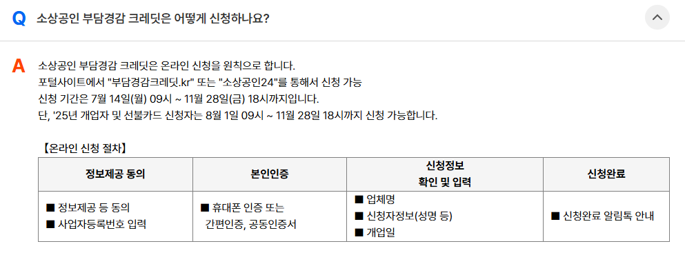 이제 주유비도 가능! 소상공인 50만원 크레딧 신청법