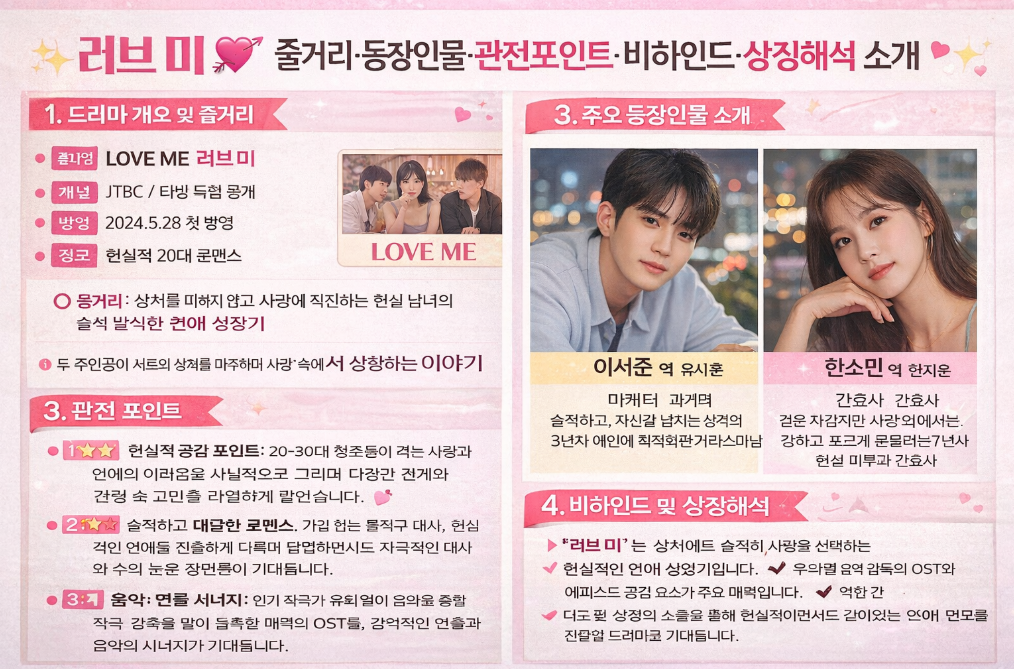 러브 미 완벽 분석 - 숨겨진 의미까지 한번에