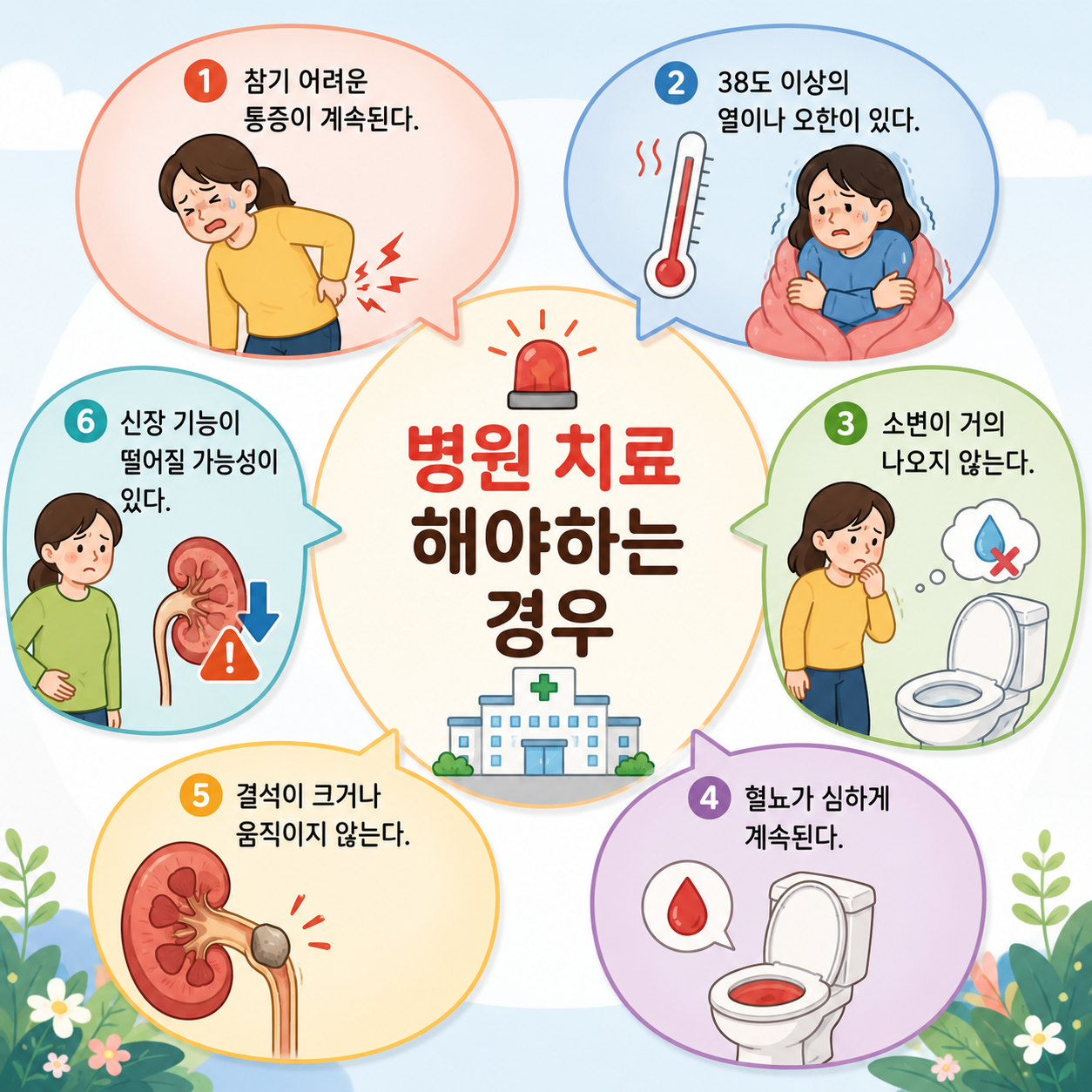 요로결석 자연배출